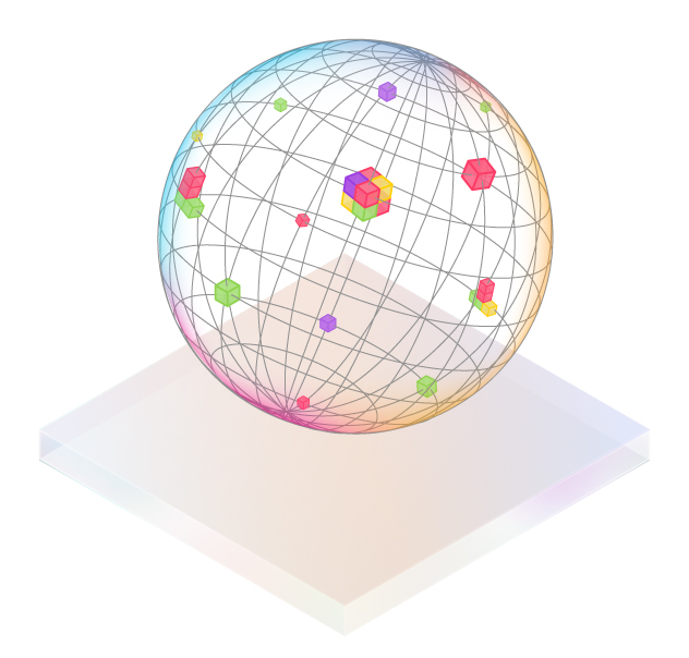 Abstract network graphic